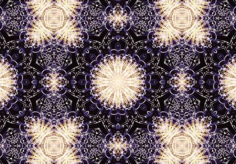 Ethnic pattern. abstract kaleidoscope Illustration