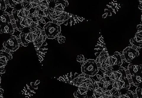 Ethnic pattern. abstract kaleidoscope Illustrazione stock