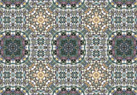 Ethnic pattern. abstract kaleidoscope 스톡 일러스트