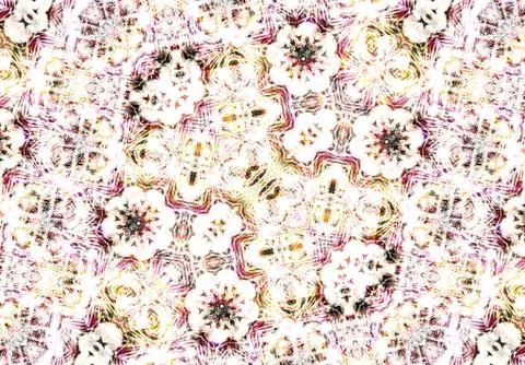Ethnic pattern. abstract kaleidoscope Illustrazione stock