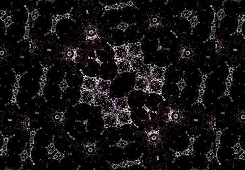 Ethnic pattern. abstract kaleidoscope Stockillustratie