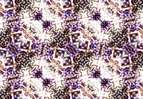 Ethnic pattern. abstract kaleidoscope Stock-Illustration