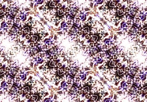 Ethnic pattern. abstract kaleidoscope Illustrazione stock