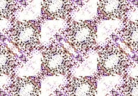 Ethnic pattern. abstract kaleidoscope Illustrazione stock