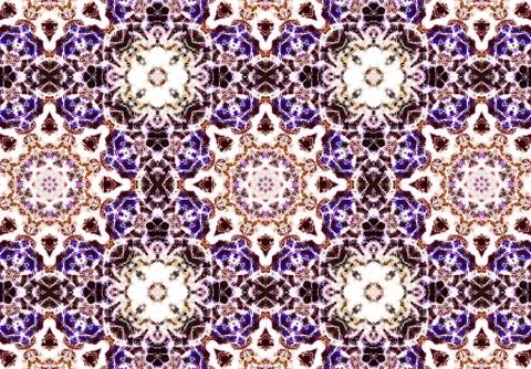 Ethnic pattern. abstract kaleidoscope Illustration