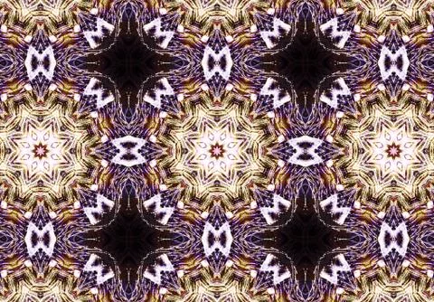 Ethnic pattern. abstract kaleidoscope Illustration