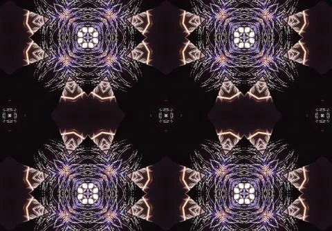 Ethnic pattern. abstract kaleidoscope Illustration