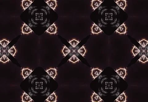 Ethnic pattern. abstract kaleidoscope Stock-Illustration