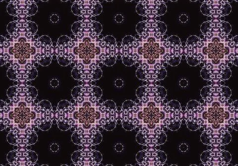 Ethnic pattern. Abstract kaleidoscope  Stock-Illustration