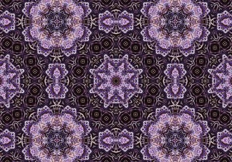 Ethnic pattern. abstract kaleidoscope Stock-Illustration