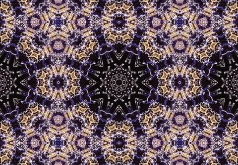 Ethnic pattern. abstract kaleidoscope Stock-Illustration