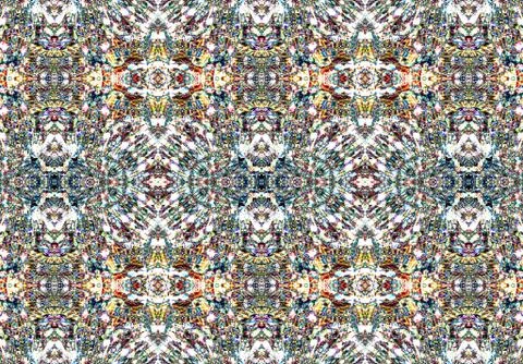 Ethnic pattern. abstract kaleidoscope Иллюстрация