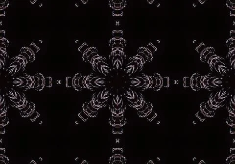 Ethnic pattern. abstract kaleidoscope Иллюстрация