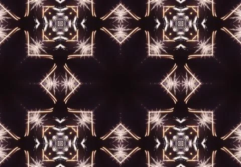 Ethnic pattern. abstract kaleidoscope Illustrazione stock
