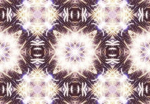 Ethnic pattern. abstract kaleidoscope Illustration