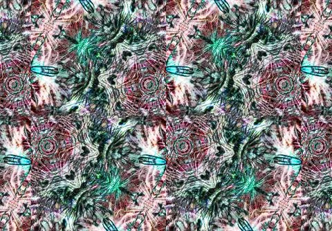 Ethnic pattern. abstract kaleidoscope Illustration