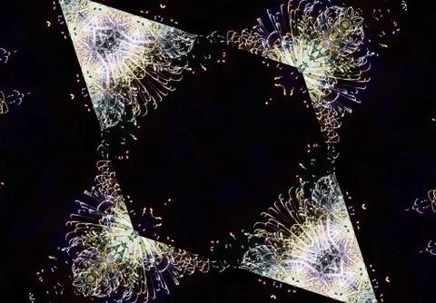 Ethnic pattern. abstract kaleidoscope Иллюстрация