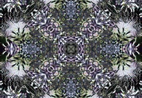 Ethnic pattern. abstract kaleidoscope Illustrazione stock