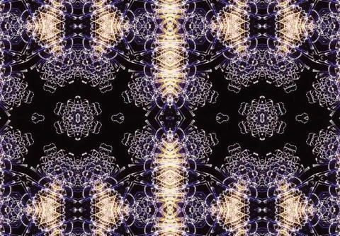 Ethnic pattern. Abstract kaleidoscope Stock-Illustration
