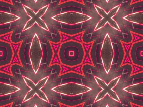 Ethnic pattern. Abstract kaleidoscope Stock-Illustration
