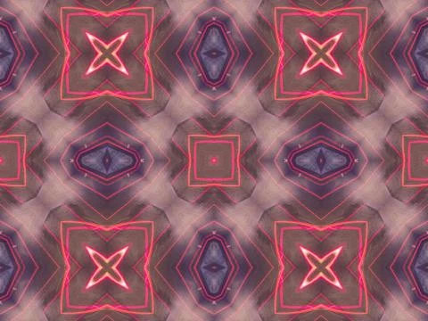 Ethnic pattern. Abstract kaleidoscope Stock-Illustration