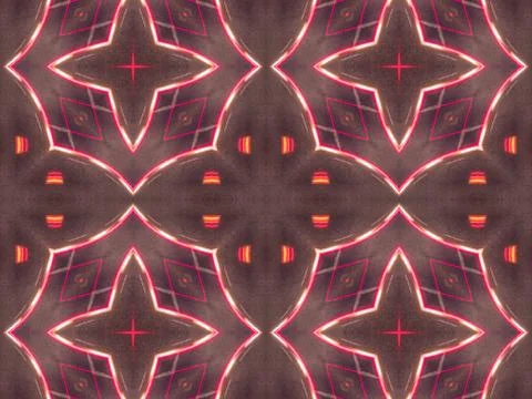 Ethnic pattern. Abstract kaleidoscope Иллюстрация