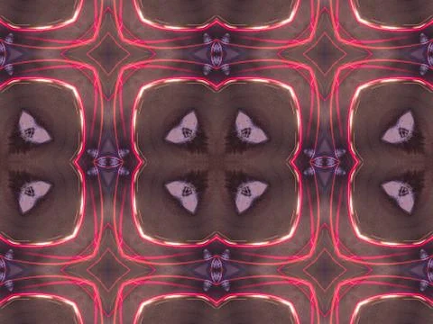 Ethnic pattern. Abstract kaleidoscope Иллюстрация