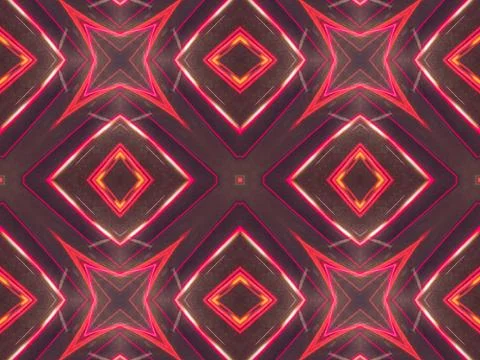 Ethnic pattern. Abstract kaleidoscope Illustration