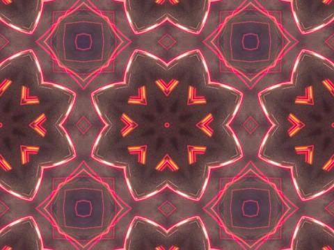 Ethnic pattern. Abstract kaleidoscope 스톡 일러스트