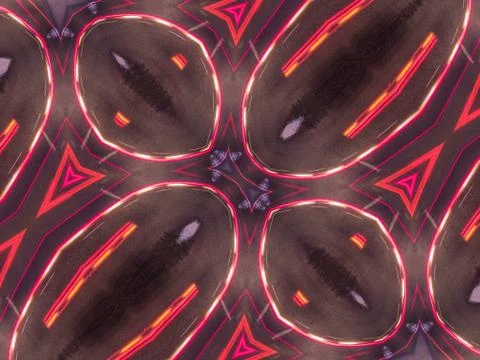 Ethnic pattern. Abstract kaleidoscope Illustration