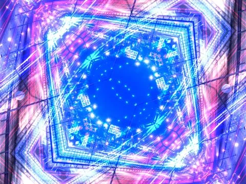 Ethnic pattern. Abstract kaleidoscope Stock-Illustration