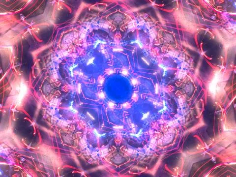Ethnic pattern. Abstract kaleidoscope Stock-Illustration