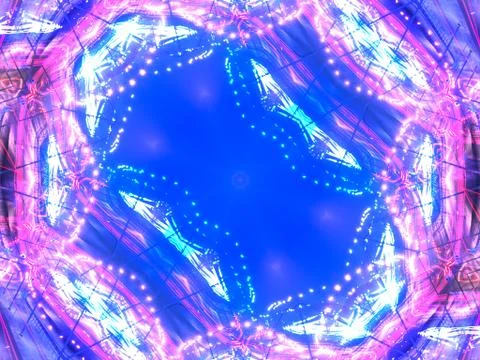 Ethnic pattern. Abstract kaleidoscope Illustrazione stock