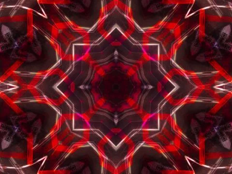 Ethnic pattern. Abstract kaleidoscope Stock-Illustration
