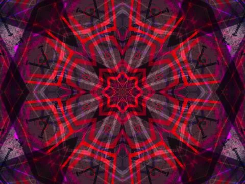 Ethnic pattern. Abstract kaleidoscope Illustrazione stock