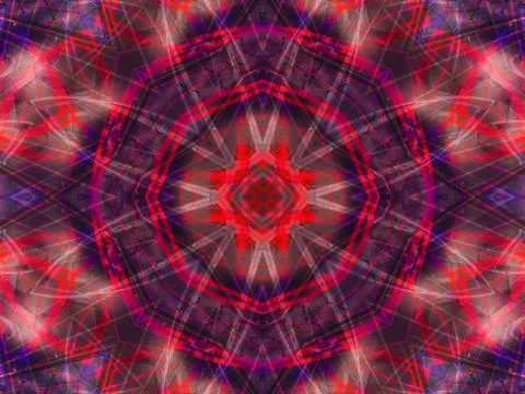 Ethnic pattern. Abstract kaleidoscope Illustrazione stock