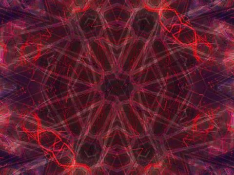 Ethnic pattern. Abstract kaleidoscope Иллюстрация