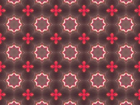 Ethnic pattern. Abstract kaleidoscope Illustrazione stock