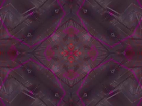 Ethnic pattern. Abstract kaleidoscope Illustration