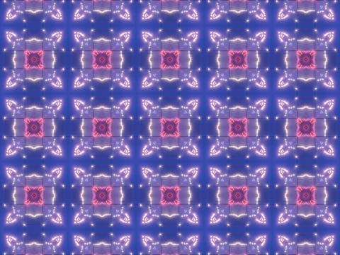 Ethnic pattern. Abstract kaleidoscope Иллюстрация