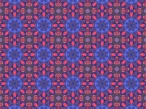 Ethnic pattern. Abstract kaleidoscope Illustration