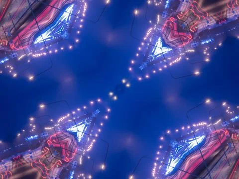 Ethnic pattern. Abstract kaleidoscope Illustration