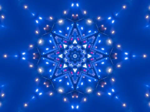 Ethnic pattern. Abstract kaleidoscope Stock-Illustration