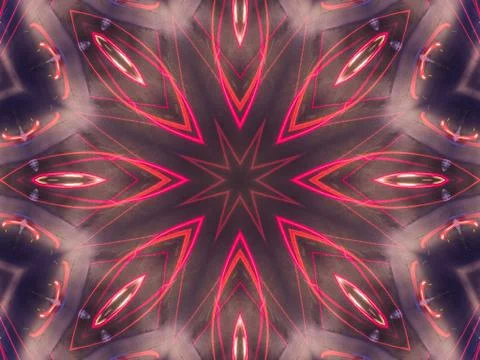 Ethnic pattern. Abstract kaleidoscope Иллюстрация