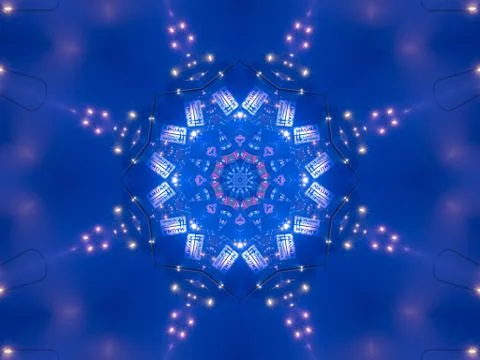 Ethnic pattern. Abstract kaleidoscope Stock-Illustration