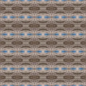 Ethnic pattern. Boho seamless print. Watercolour brown paper. Stock Illustration