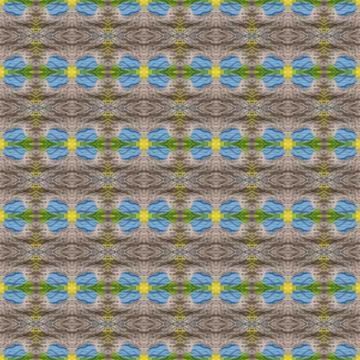 Ethnic pattern. Boho seamless print. Watercolour brown paper. Stock Illustration