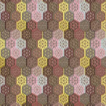 Ethnic pattern design for traditional textile print Illustrazione stock