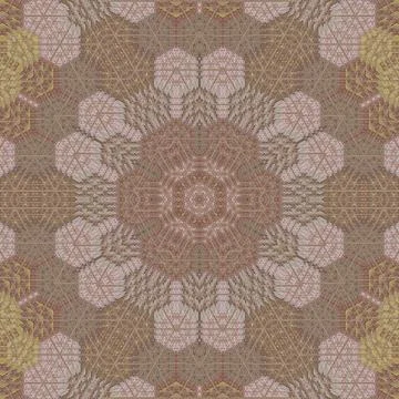 Ethnic pattern design for traditional textile print Stock Illustration