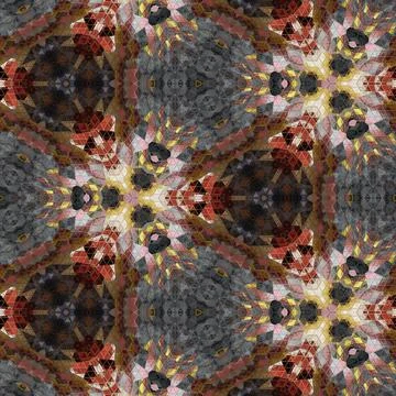 Ethnic pattern design for traditional textile print Stock Illustration